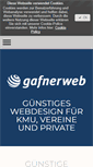 Mobile Screenshot of gafnerweb.ch