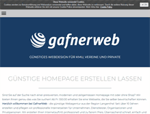 Tablet Screenshot of gafnerweb.ch